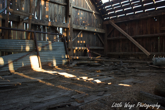 Grand River Ravines South - Inside the big red barn